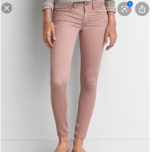 American Eagle Blush Pink Jegging 